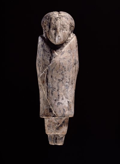 Ivory Statuette of a Woman by Egyptian